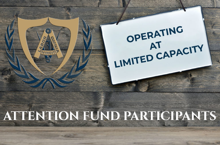 Read more about the article Fund Office Operating at Limited Capacity Until Further Notice